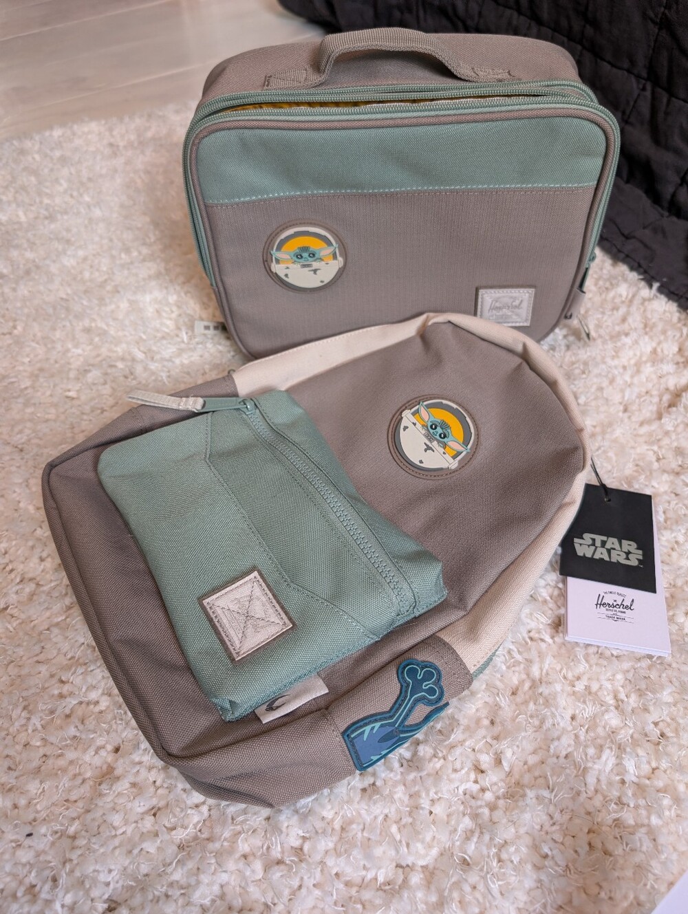 Herschel STAR WARS Grogu Backpack Lunchbox Set